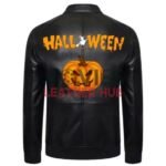 Halloween Costume Black Leather Jacket