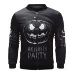 Halloween Party Black Bomber Jacket