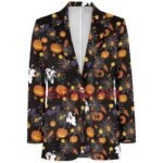 Halloween Pumpkin Ghost Blazer