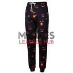 Halloween Pumpkin Ghost Print Tracksuit