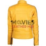 Kill Bill Uma Thurman Yellow Biker Jacket