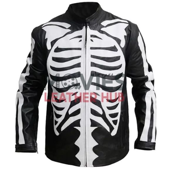 Men’s Skeleton Leather Jacket