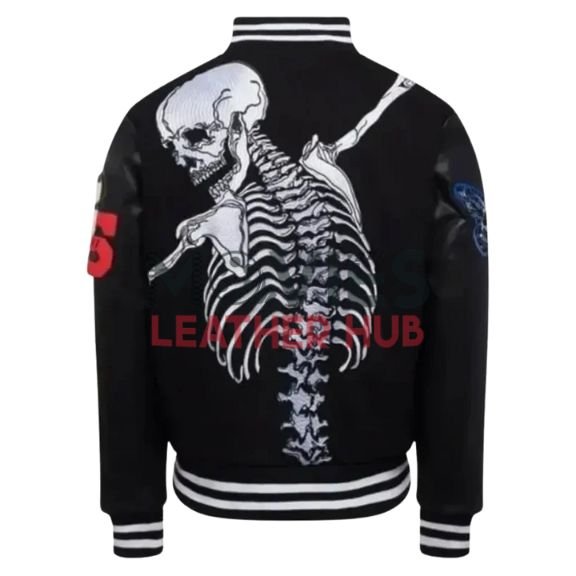 Rod Skull Godspeed Varsity Jacket