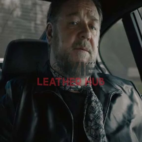 Russell Crowe Kraven the Hunter 2024 Leather Jacket