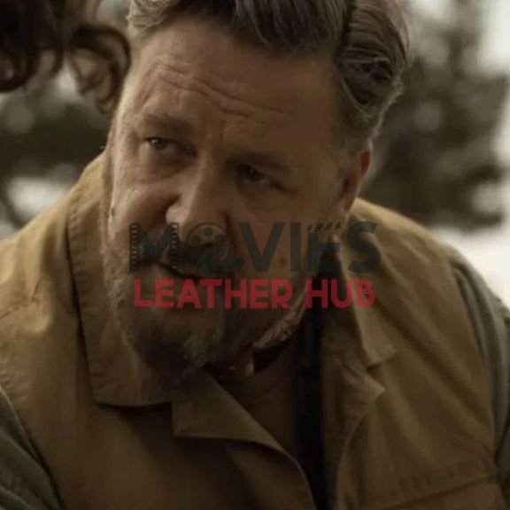 Russell Crowe Kraven the Hunter Brown Vest