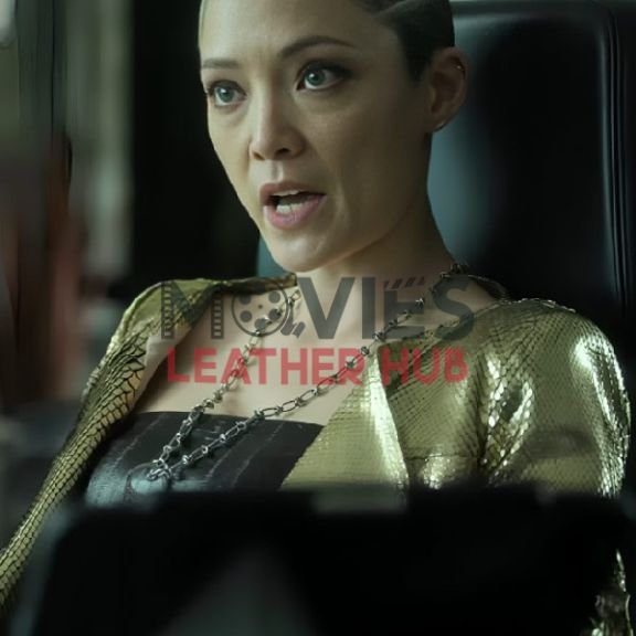 The Killer’s Game Pom Klementieff Golden Jacket