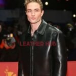 Robert Pattinson Mickey 17 Black Leather Jacket