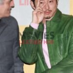 Steven Yeun Mickey 17 Green Leather Jacket