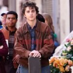 Timothée Chalamet A Complete Unknown Brown Cotton Jacket