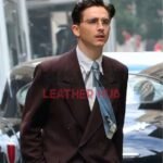 Timothée Chalamet Marty Supreme 2025 Brown Suit