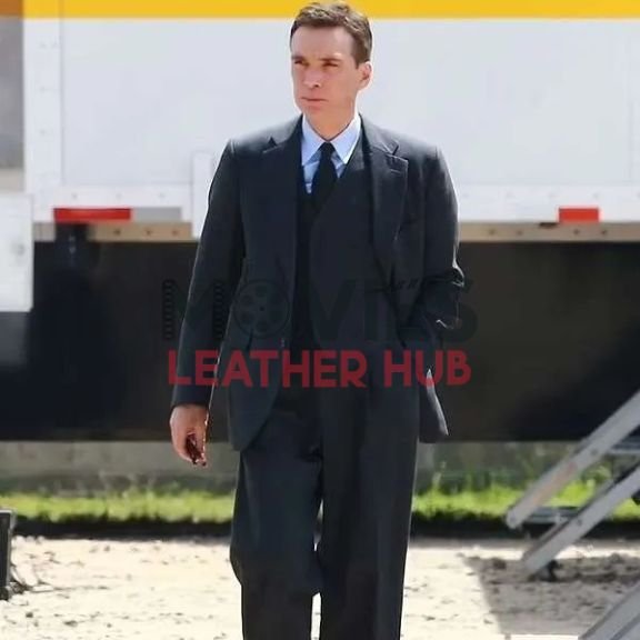 Cillian Murphy Oppenheimer 2023 Black Suit