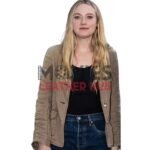 Dakota Fanning The Equalizer 3 (2023) Brown Jacket