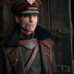 Ed Skrein Rebel Moon 2023 Green Coat