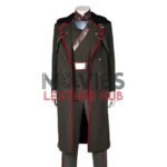 Ed Skrein Rebel Moon 2023 Green Coat