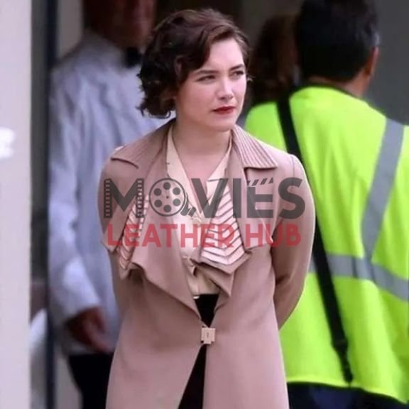 Florence Pugh Oppenheimer 2023 Coat